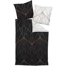JANINE J.D. 87054 bronzebraun/schwarz 135 x 200 cm + 80 x 80 cm