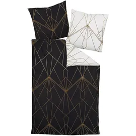 JANINE J.D. 87054 bronzebraun/schwarz 135 x 200 cm + 80 x 80 cm