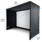 SimSpace Golf Ersatz-Screen - 3 x 2.5 x 1.5 m - 3 x 2.5 x 1.5 m