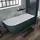 Hoesch iSensi Monolith Eckbadewanne 160 x 75 cm (ÜLS + Kli/Kla)