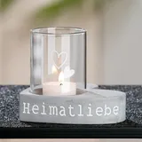 Gilde Zement Windlicht Heimatliebe