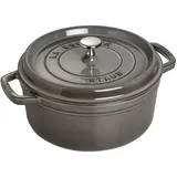 Staub Cocotte 26 cm rund graphitgrau