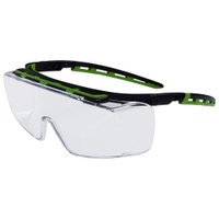 SCHORK Schutzbrille Kubik Bügel schwarz/grün