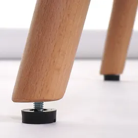 Mendler Esszimmerstuhl HWC-A50 II Textil hellgrün