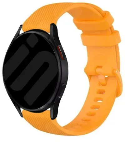 Strap-it Gard Pro Health 4 smartwatch Armband Silikon 'Premium' für Gard Pro Health 4 Smartwatch - Orange - Schnallenverschluss