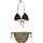 URBAN CLASSICS Animal Print Bikini Yellow / Black XL
