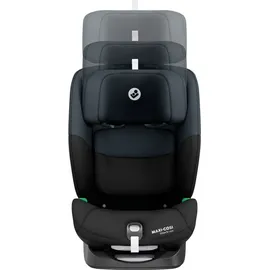 Maxi-Cosi Titan S i-Size, Mitwachsender Kindersitz, 15Monate–12Jahre (76–150cm), ISOFIX Kindersitz Auto, 5 Sitzpositionen, 13 Kopfstützenstufen, G-CELL-Schutz, 5-Punkt-Sicherheitsgurt, Tonal Black