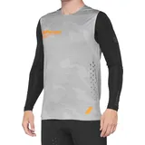 100% MTB WEAR Unisex-Erwachsene R-core Concept Sleeveless Jersey Camouflage-L T-Shirt, Grau, Tarnfarbe (grau), L