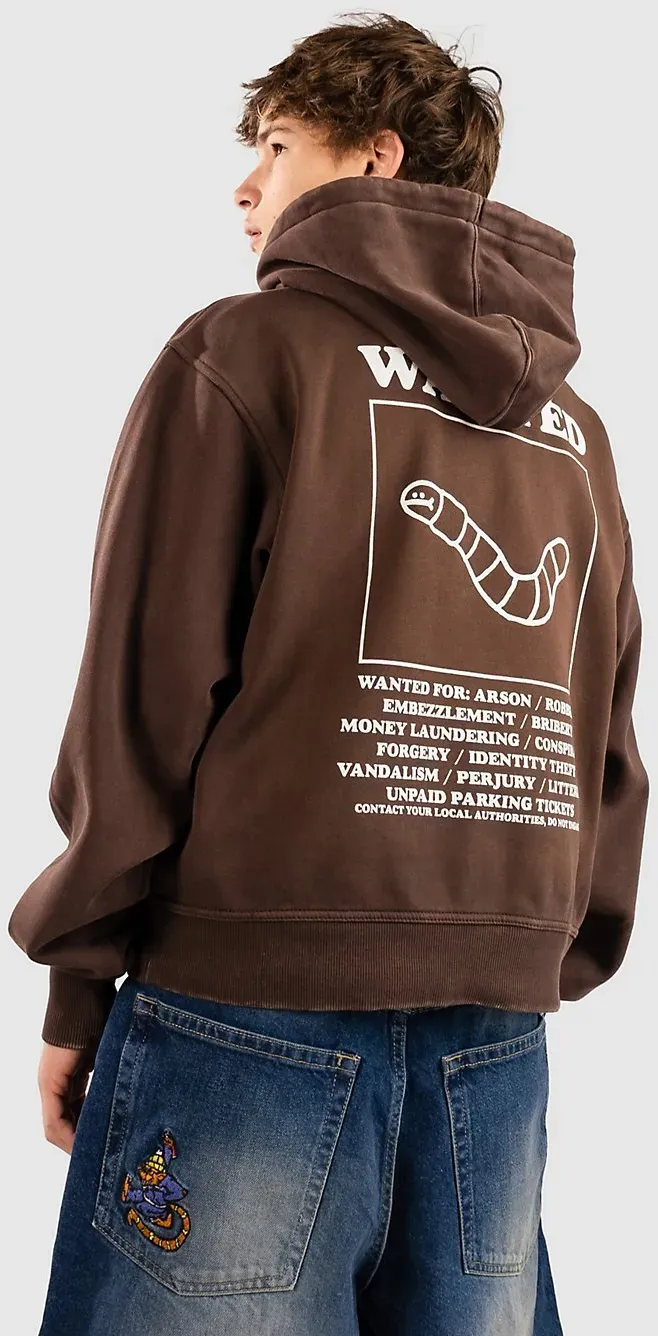 A.LAB Wanted Boxy Sweatjacke brown Gr. XL