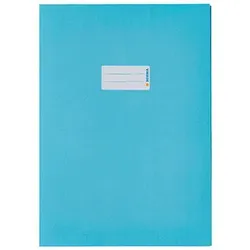 HERMA Heftumschlag glatt hellblau Papier DIN A4