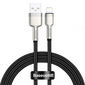 Baseus Cafule Metal USB-A für Lightning 2.4A 1m, Schwarz