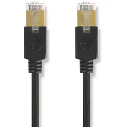 Nedis Cat 6 Kabel | RJ45 Stecker | 3.00 m | rund | LSZH / PVC | Anthrazit | Verpackung mit Sichtfenster