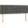 vidaXL Boxspringbett mit Matratze Dunkelgrau 140x200 cm Samt