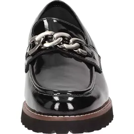 SIOUX Damen Meredith Mokassin, Schwarz, 39 EU Weit