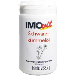 Imovit Schwarzkümmelöl 500 mg Kapseln 90 St