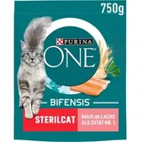 Purina ONE Bifensis Sterilcat mit Lachs 2x750 g