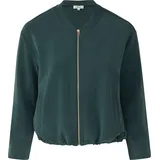 s.Oliver Oversized Scuba-Jacke mit verstellbarem Saum - petrol - 46
