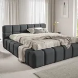 dekori.interiors NUBO Premium 180 x 200 cm Silber