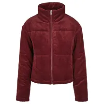 URBAN CLASSICS Corduroy Puffer Big Jacke Bordeaux 3XL