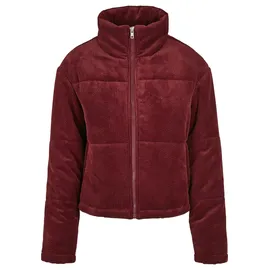 URBAN CLASSICS Corduroy Puffer Big Jacke Bordeaux 3XL