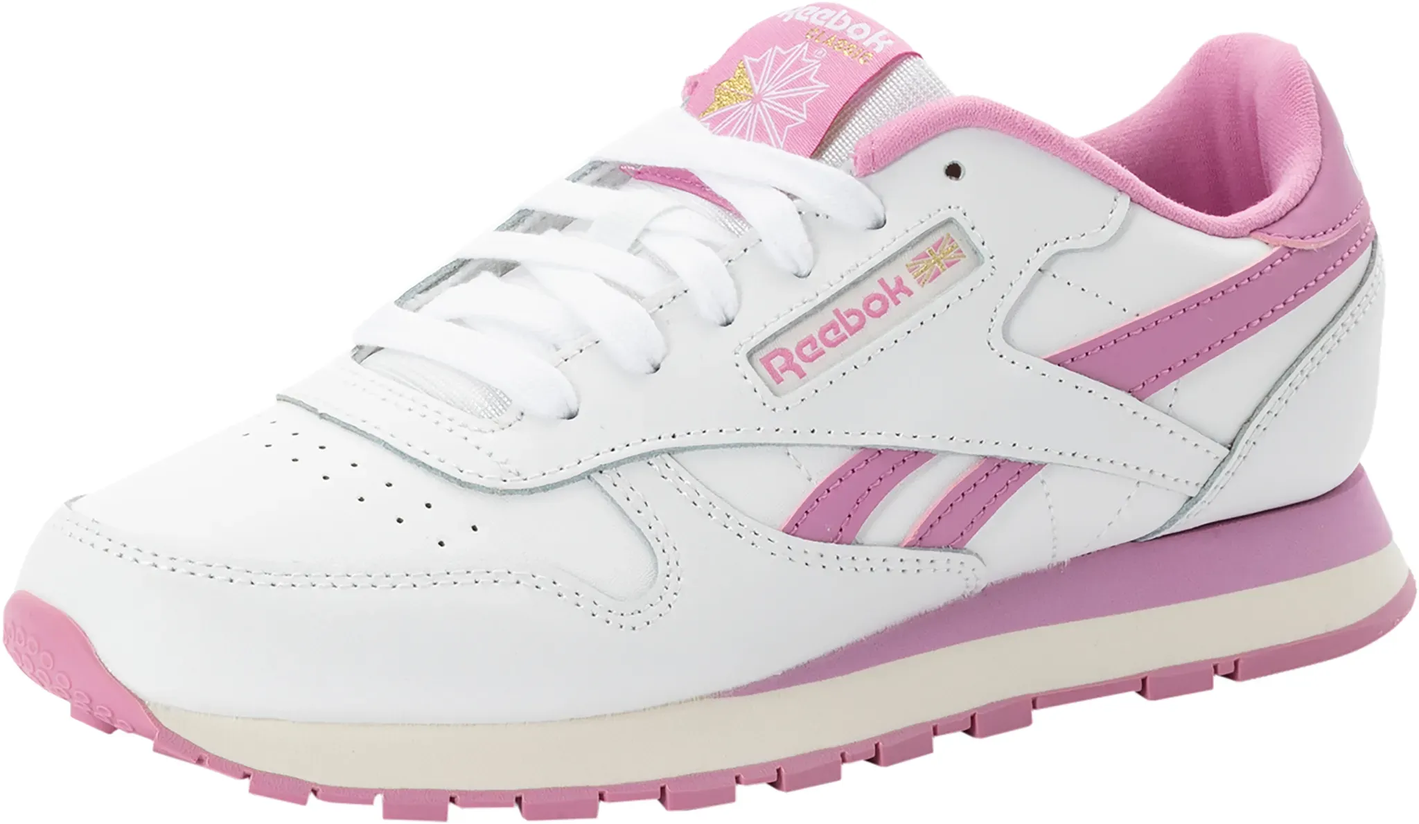 Reebok Classic Sneaker »Classic Leather« Reebok Classic weiß-pink 36,5