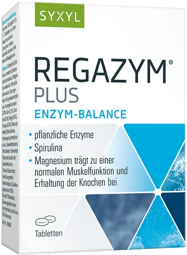 Syxyl Regazym® Plus zur ernährungsphysiologisch sinnvollen Unterstützung für den gesamten Organismus.