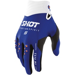 Shot Contact Spirit Motocross Handschuhe, blau, Größe 4XL für Männer