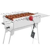 SMAK Rambo Mangal Grill Set aus Edelstahl mit Motor und Grillaufsatz