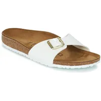 BIRKENSTOCK Damen Madrid Big Buckle slides, Weiß, 40 EU - 40 EU