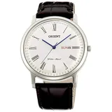 Orient Herren Analog Quarz Uhr mit Leder Armband FUG1R009W6