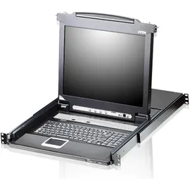 ATEN CL5708M Tastatur/Video/Maus KVM-Switch Rack-Einbau Schwarz
