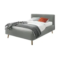 Deinbett Polsterbett Mattis ¦ grau ¦ Maße (cm): B: