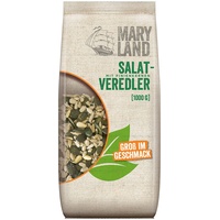 Maryland Salatveredler 1kg Vorratspackung – Sonnenblumenkerne, Kürbiskerne und Pinienkerne in Kerne Mischung – 100% vegan und frei von künstlichen Aromen – Im Großbeutel (1 x 1kg)