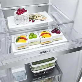 LG GSLE91MBAB Side-by-Side (623 l, 1790 mm hoch, Edelstahl)