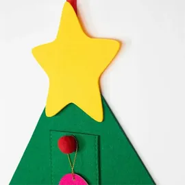 Zolta Adventskalender Weihnachtsbaum Filz 90 cm DIY