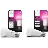 Philips Hue-Bundle – 2 X Weiße Und Farbige Ambiance 1100 A60 E27 Smart-Glühbirne