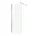 Duschwand 80 200cm Glas Duschabtrennung Chrom Walk-In Dusche Nano Duschtrennwand