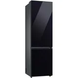 Samsung Bespoke Kühl-Gefrier-Kombination, Kühlschrank mit Gefrierfach, 203 cm, 390 l Gesamtvolumen, 114 l Gefrierteil, AI Energy Mode, Clean Black, RL38C6B6C22/EG