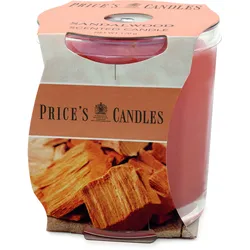 Duftkerze im Glas Sandalwood PRICES - rot & orange