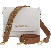 Valentino Alexia Umhängetasche Kunstleder Bianco/Cuoio
