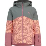 Ziener Kinder AMAJA Ski-Jacke/Winterjacke | warm, atmungsaktiv, wasserdicht, rose blossom camo, 176