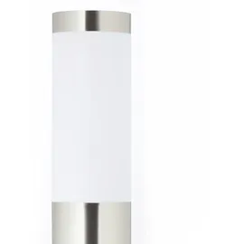 Brilliant Außenleuchte Edelstahl mit Bewegungsmelder IP44 silber