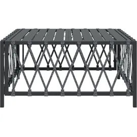 vidaXL Gartentisch 70 x 70 x 34 cm Anthrazit