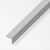 Alfer Winkelprofil 10 x 10 x 250 cm Aluminium eloxiert gebürstet