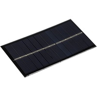sourcing map Packung von 1 Sonnenkollektor Mini Solarpanel Zelle 6V 160mA 0.96W 110mm x 60mm für DIY Stromprojekt