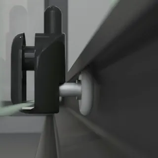 Schulte Komplettdusche mit Schiebetür 115 x 85 x 215 cm Bali mattschwarz