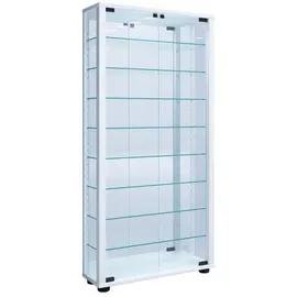 VCM Wandvitrine Glasvitrine Vitrosa Maxi Spiegel