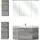 Saphir 4-tlg. Grau