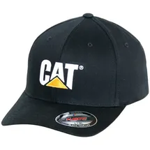 CAT Baseball Cap Flexfit schwarz Erwachsene