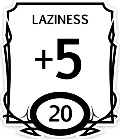 Crit Stones Stat Block Laziness Sticker